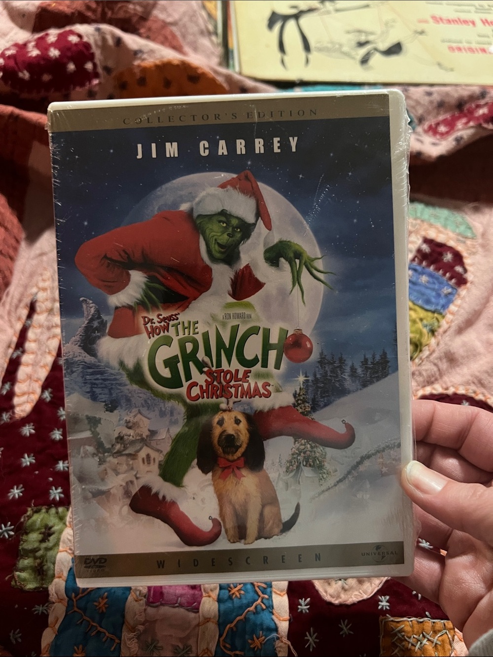 Jim Carrey The Grinch Stole Christmas DVD - Widescreen - New in sealed package